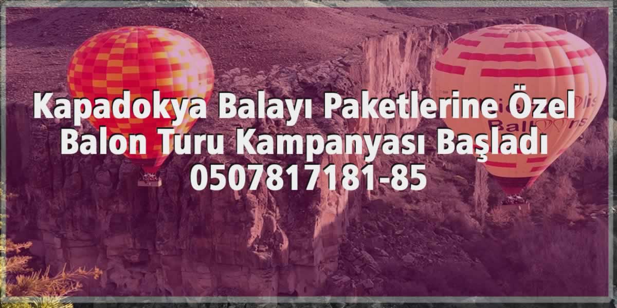 balon turu kampanyası